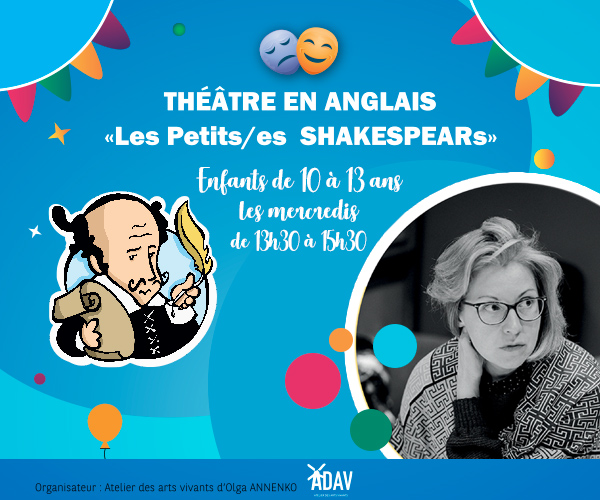 Illustration de l'événement Les Petits/es Shakespear(s) en décembre