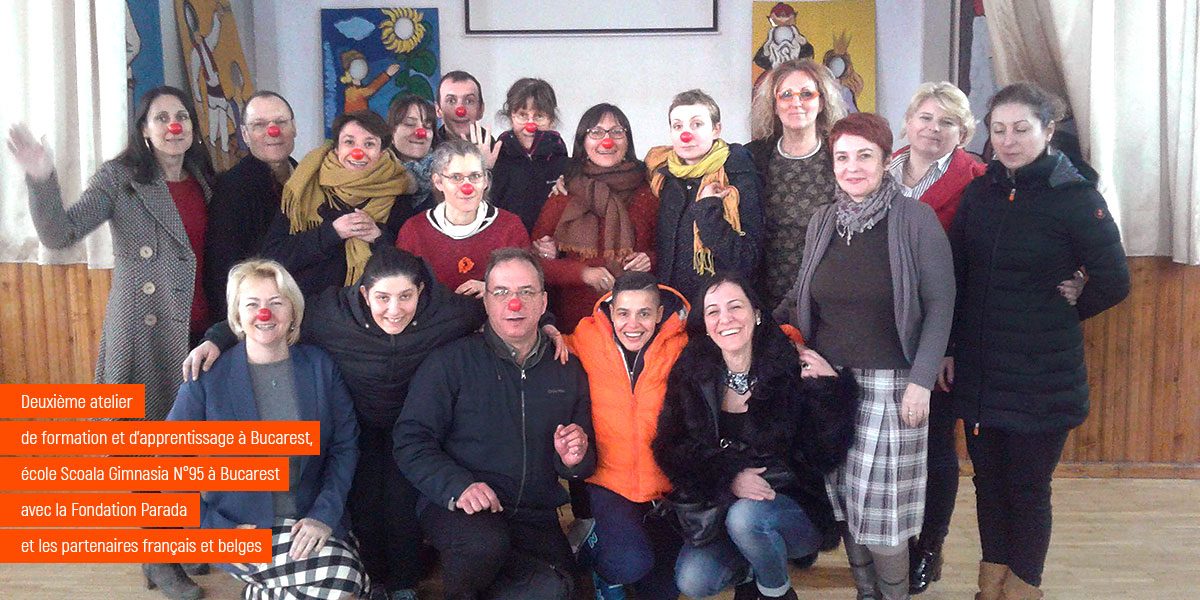 Erasmus+ Atelier de formation Clown et inclusion en millieu scolaire