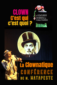 Illustration du spectacle : La Clownatique conférence de Monsieur Matapeste